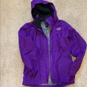 Girls North Face raincoat